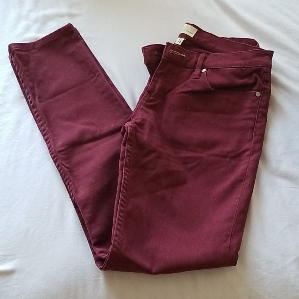 Roxy slim straight fit denim pants